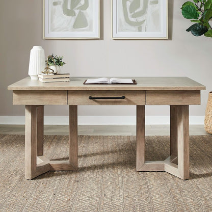 Stylish Writing Desk with Geometric Leg Design Home Office