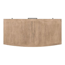 5 Pc Executive Set - Desk, Credenza, 2 Bookcases Storage - Barley Buff
