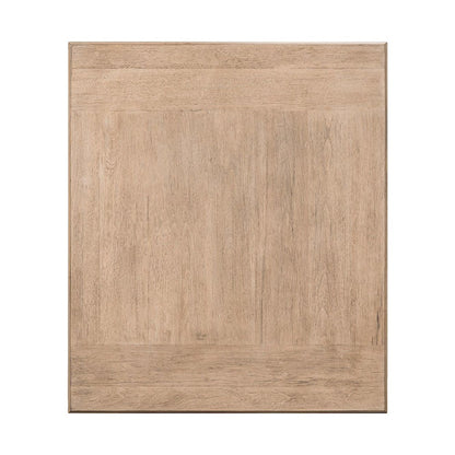Living Room Rectangular End Table with Storage Drawer - Barley Buff Birch Wood