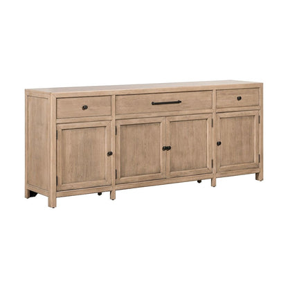 Proximity Place 82 Inch TV Console for Living Room  - Barley Buff