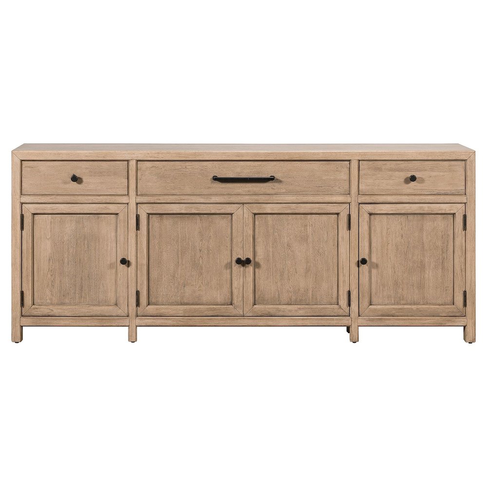 Proximity Place 82 Inch TV Console for Living Room  - Barley Buff