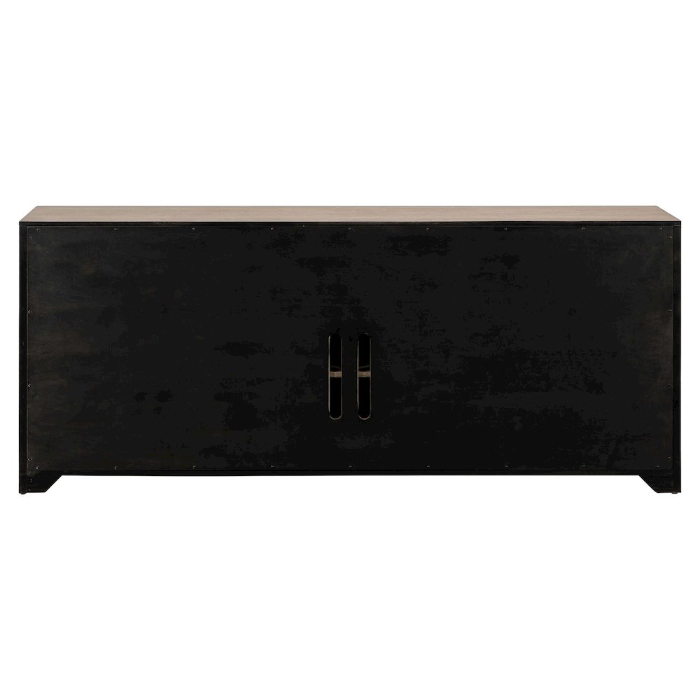 Proximity Place 82 Inch TV Console for Living Room  - Barley Buff