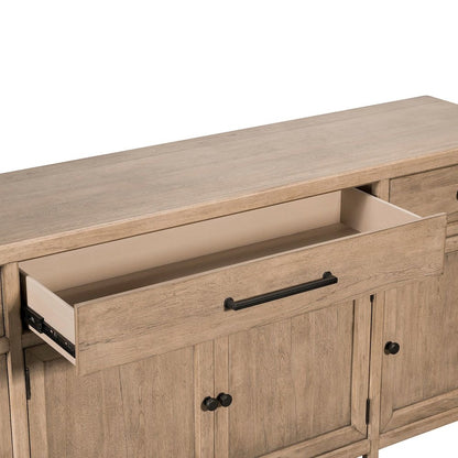 Proximity Place 82 Inch TV Console for Living Room  - Barley Buff