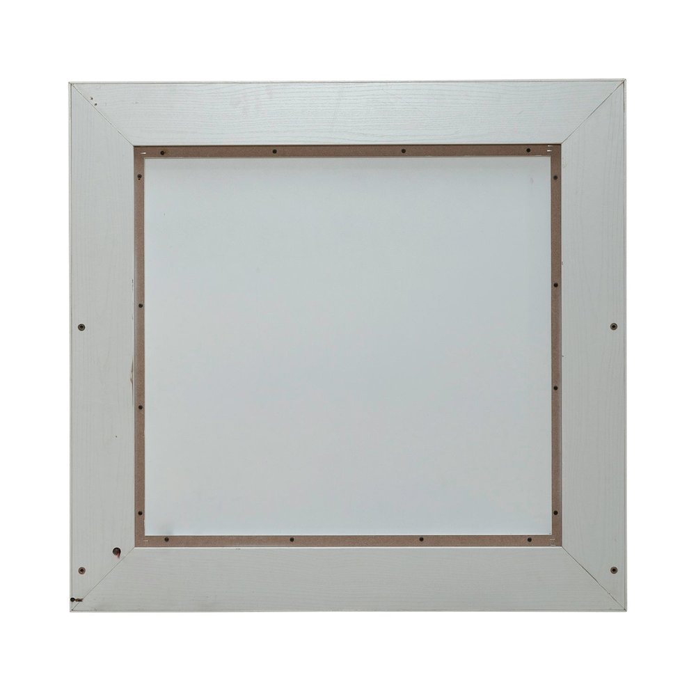 Reflections Rectangular Mirror - Pearl White & Rhinestone Frame