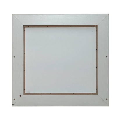Reflections Rectangular Mirror - Pearl White & Rhinestone Frame