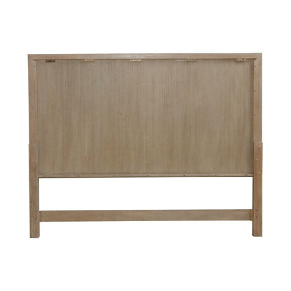 Brentwood Queen Panel Bed Headboard - Sandstone Brown