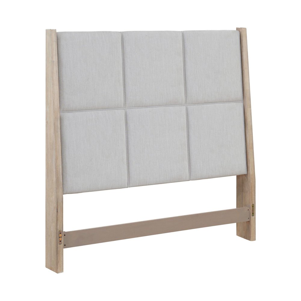 Brentwood Queen Upholstered Panel Bed Headboard - Sandstone