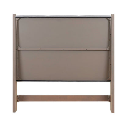 Brentwood Queen Upholstered Panel Bed Headboard - Sandstone