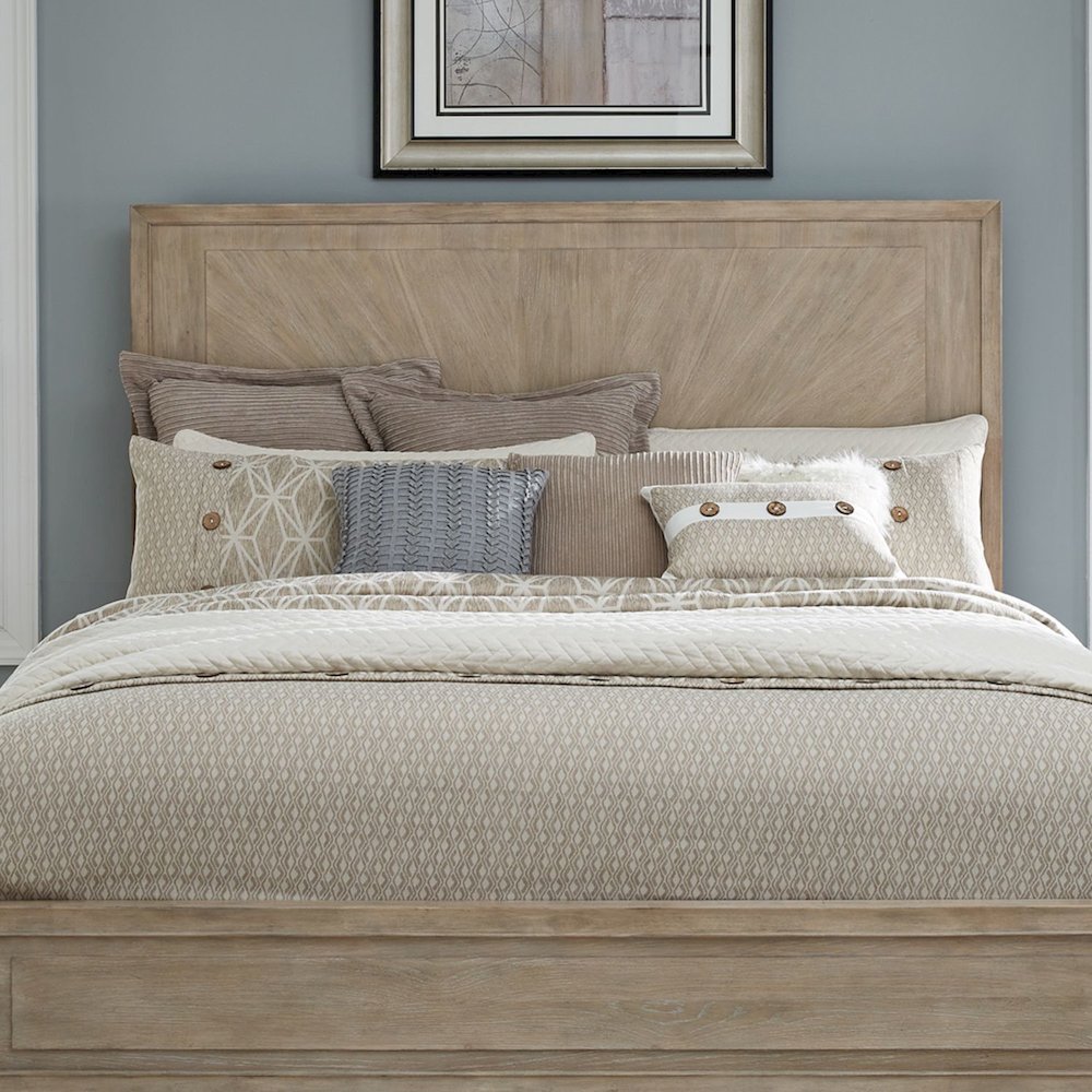 Brentwood King Panel Bed Headboard - Sandstone Brown