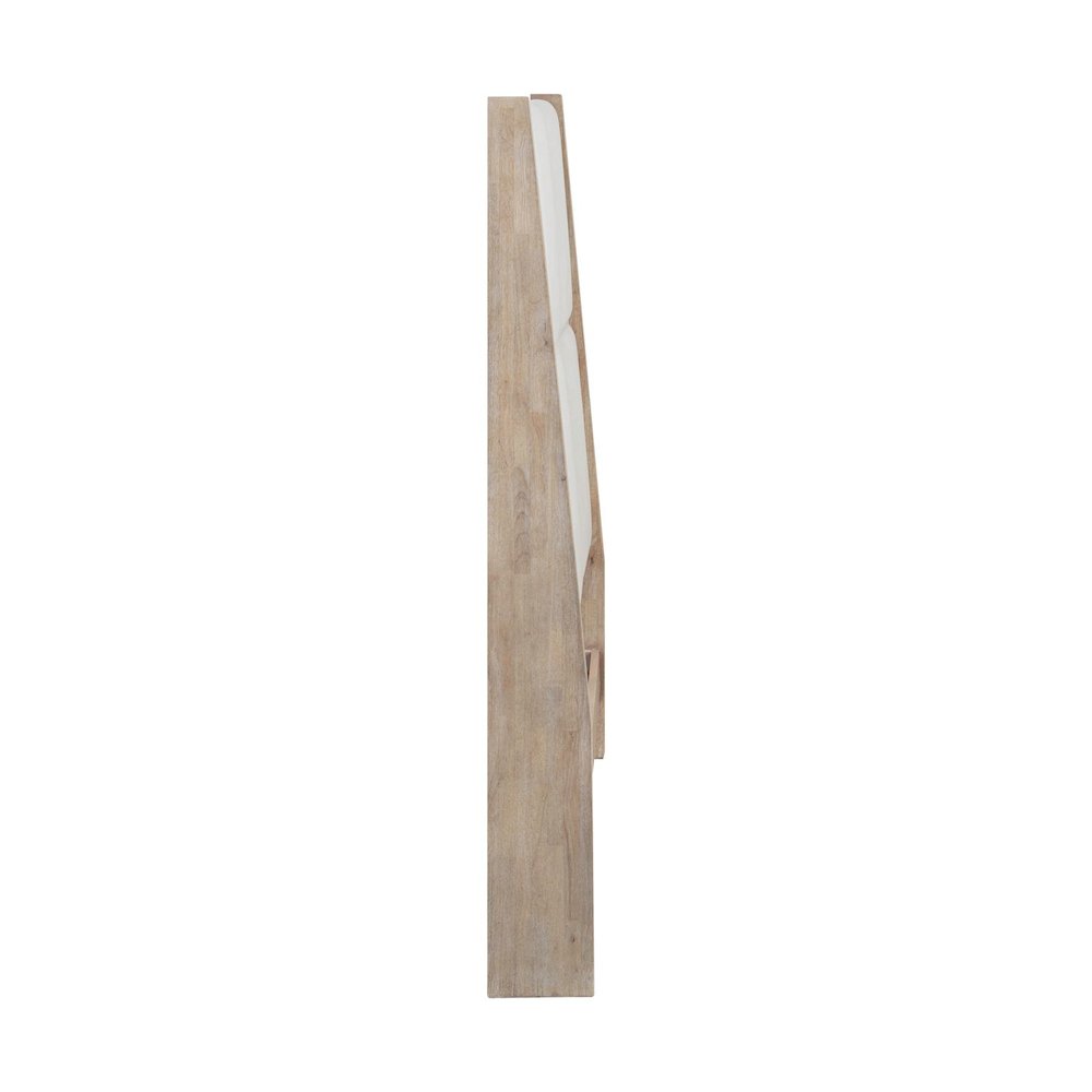 Brentwood King Upholstered Panel Bed Headboard - Sandstone