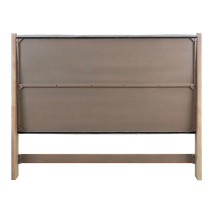 Brentwood King Upholstered Panel Bed Headboard - Sandstone