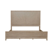 Brentwood Queen Panel Bed - Sandstone Oak Wood