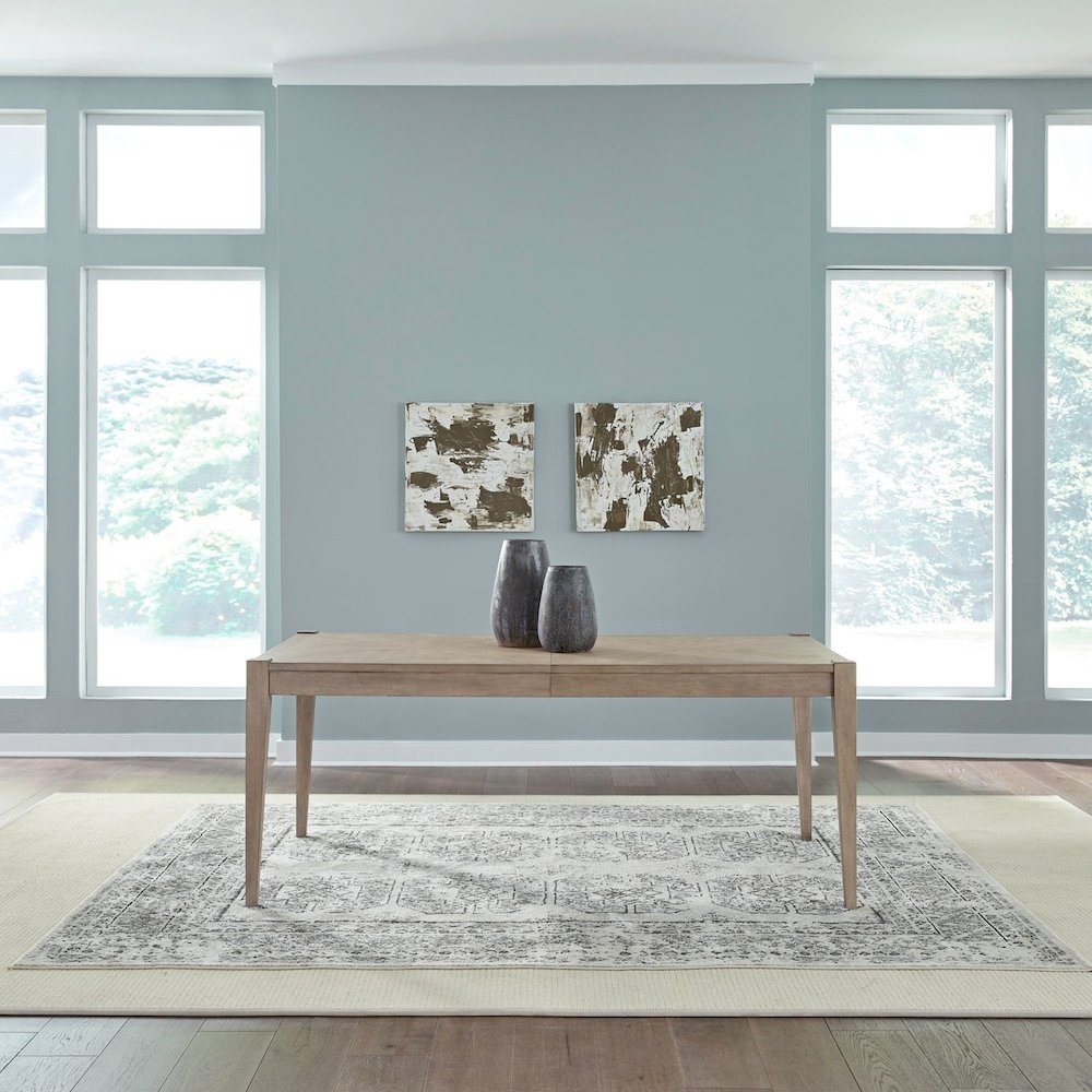 Brentwood 7 Piece Rectangular Table Set - Sandstone