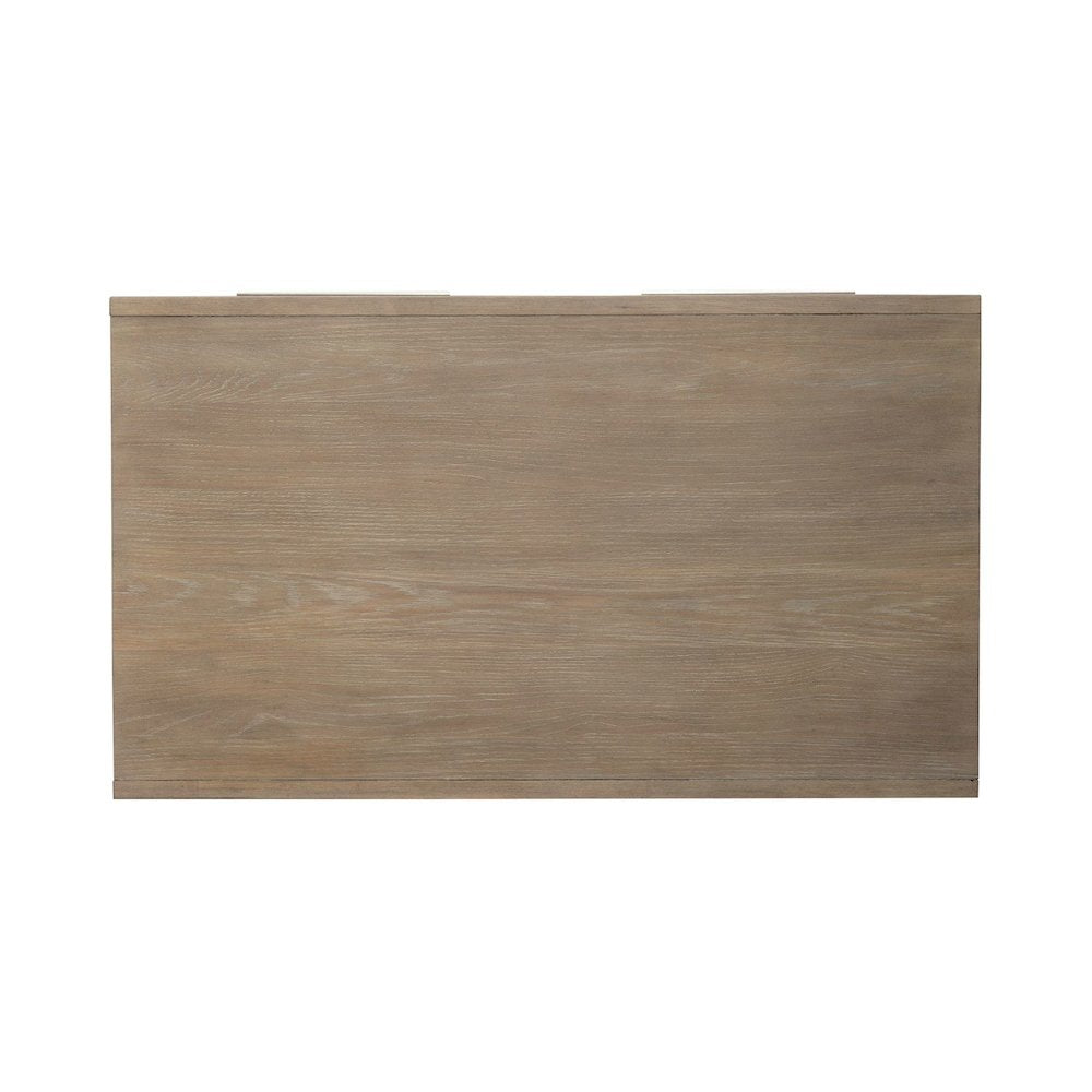 Brentwood Cocktail Table with Drawer Storage - Sandstone Oak Wood