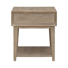 Brentwood End Table for Living Room - Sandstone Oak Wood
