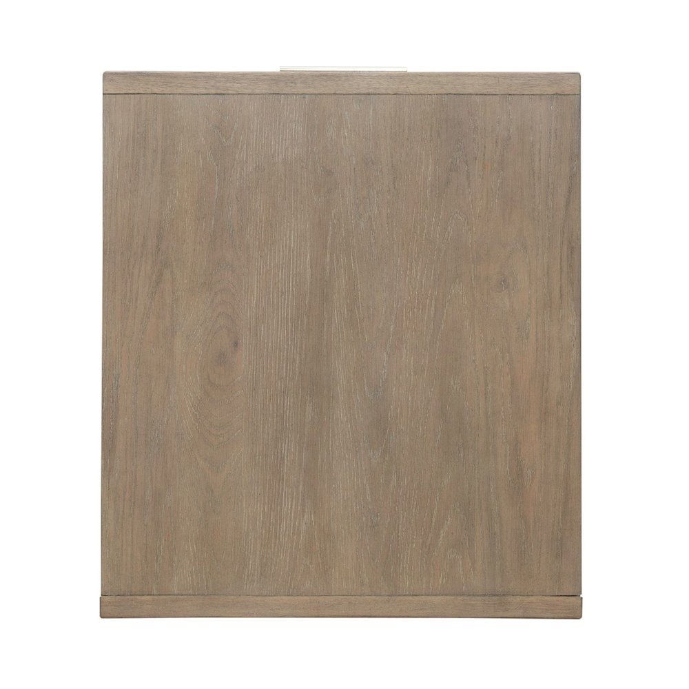 Brentwood End Table for Living Room - Sandstone Oak Wood