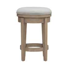 Brentwood Upholstered Swivel Console Stool  - Sandstone