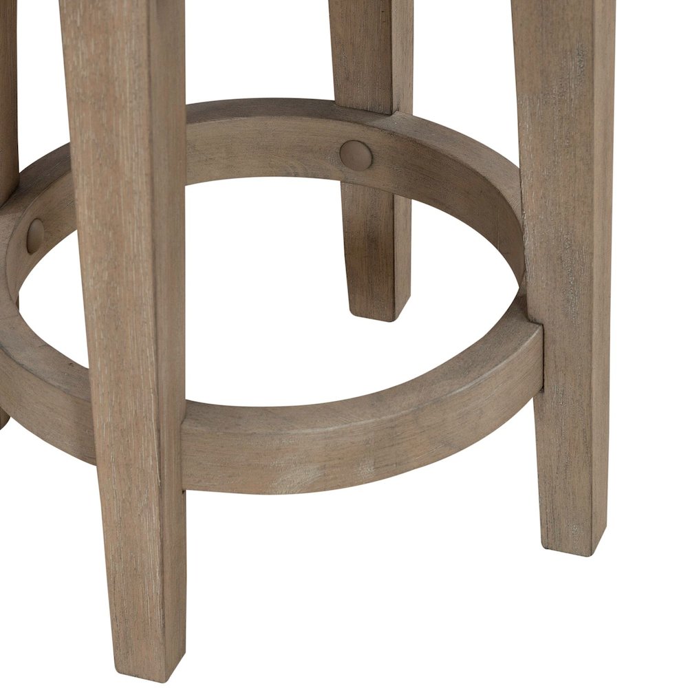 Brentwood Upholstered Swivel Console Stool  - Sandstone