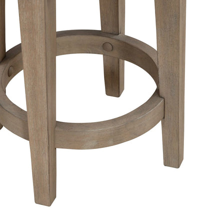 Brentwood Upholstered Swivel Console Stool  - Sandstone