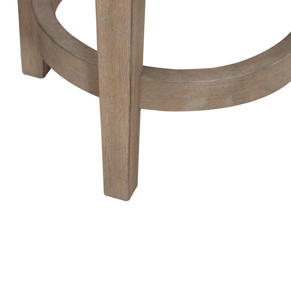 Brentwood Upholstered Swivel Console Stool  - Sandstone