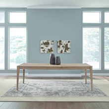 Brentwood Rectangular Leg Table - Sandstone Oak Wood