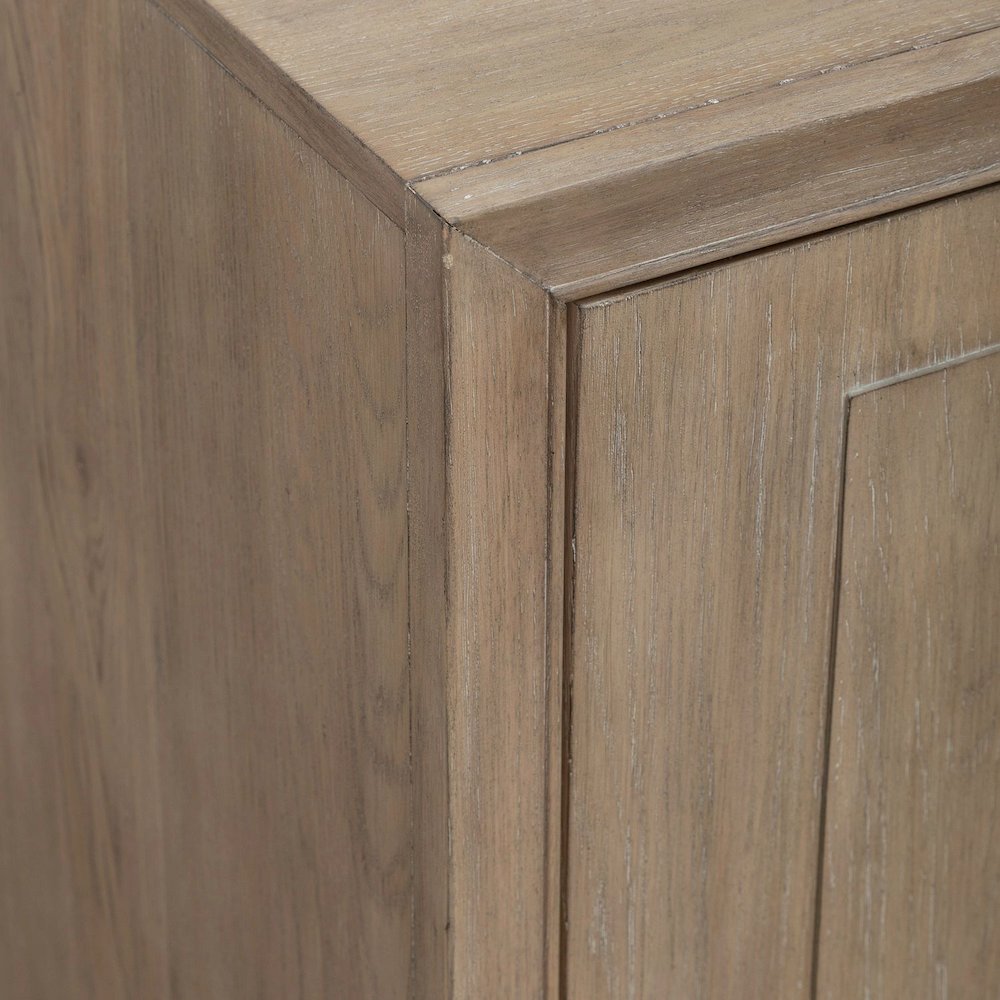 Brentwood 78 Inch TV Console for Living Room  - Sandstone
