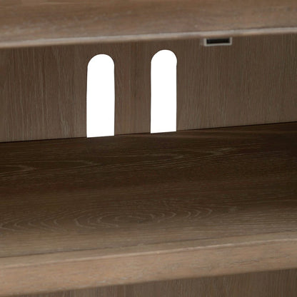 Brentwood 78 Inch TV Console for Living Room  - Sandstone