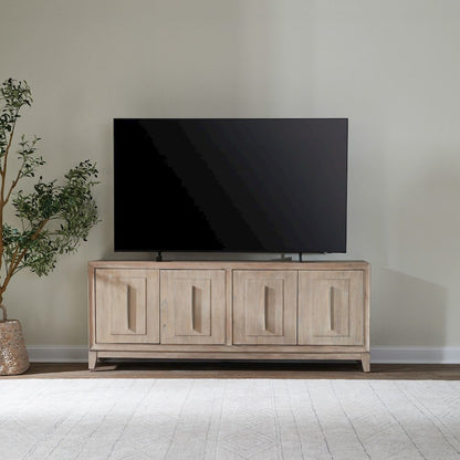 Brentwood 78 Inch TV Console for Living Room  - Sandstone
