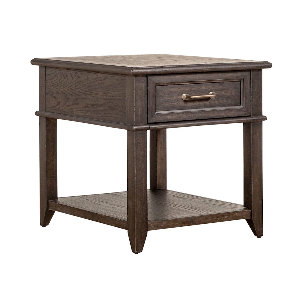 3 Pc Living Room Set - Rectangular Lift Top Cocktail Table, 2 Drawer End Tables