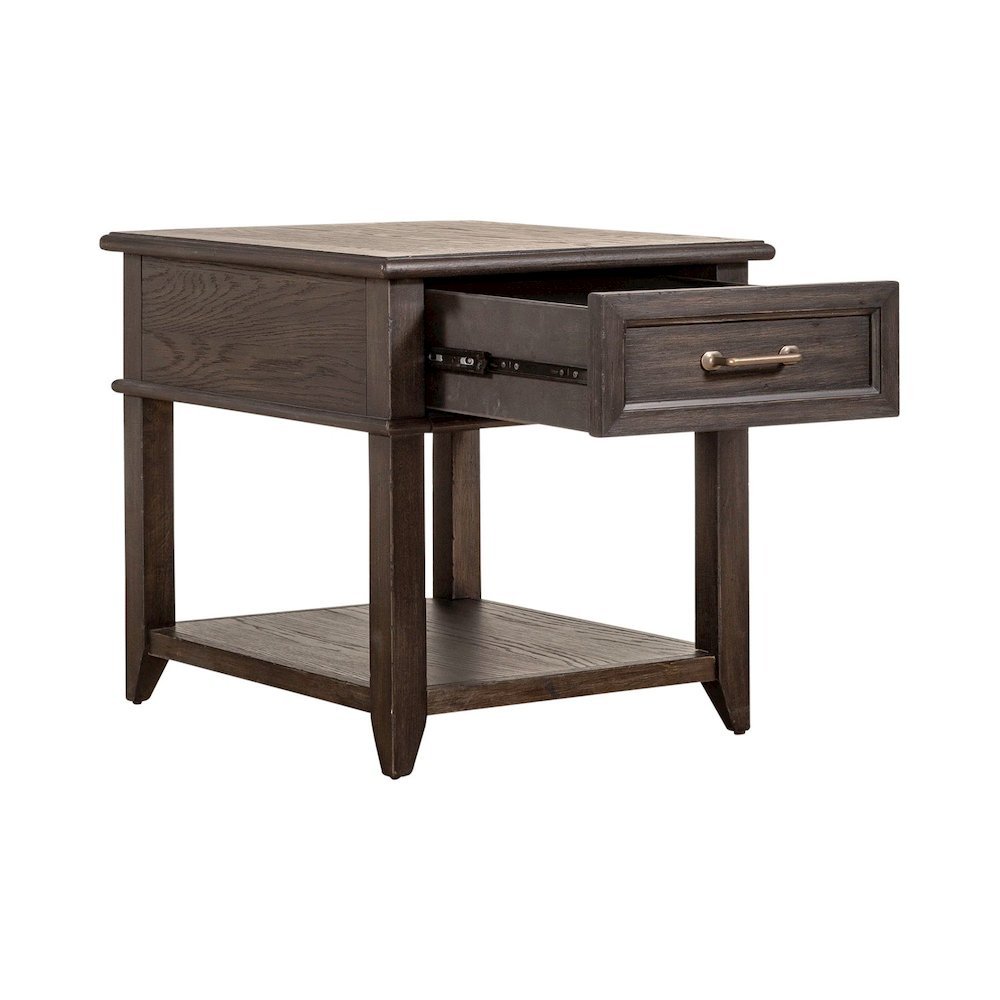 3 Pc Living Room Set - Rectangular Lift Top Cocktail Table, 2 Drawer End Tables