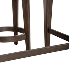 Mill Creek 4 PcConsole Table Set - 3 Upholstered Stools AC USB Charging Station