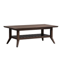 Ventura Blvd Rectangular Cocktail Table in Bronze Spice