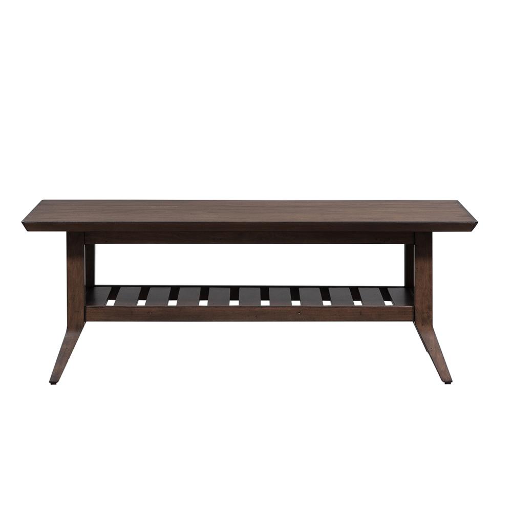 Ventura Blvd Rectangular Cocktail Table in Bronze Spice