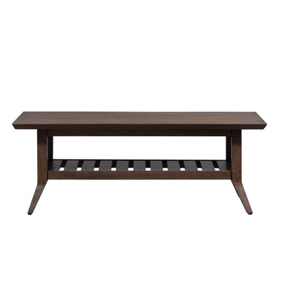 Ventura Blvd Rectangular Cocktail Table in Bronze Spice