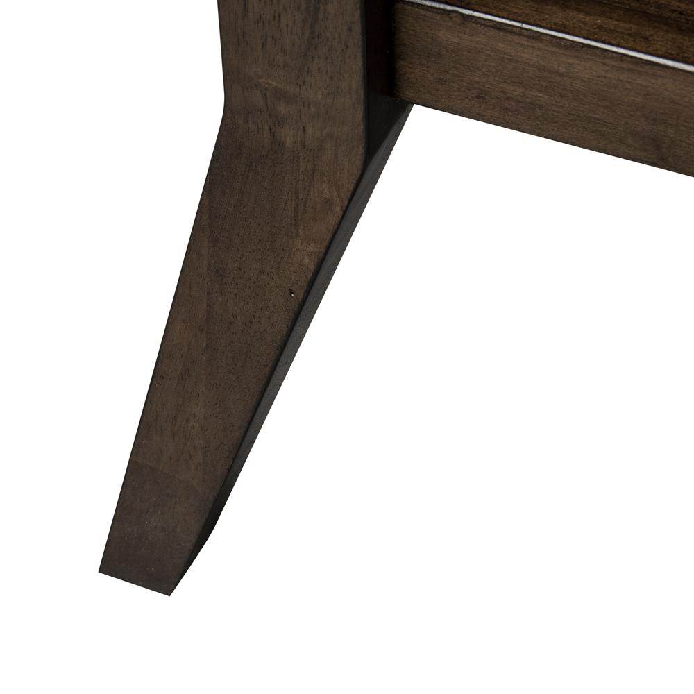 Ventura Blvd Rectangular End Table in Bronze Spice
