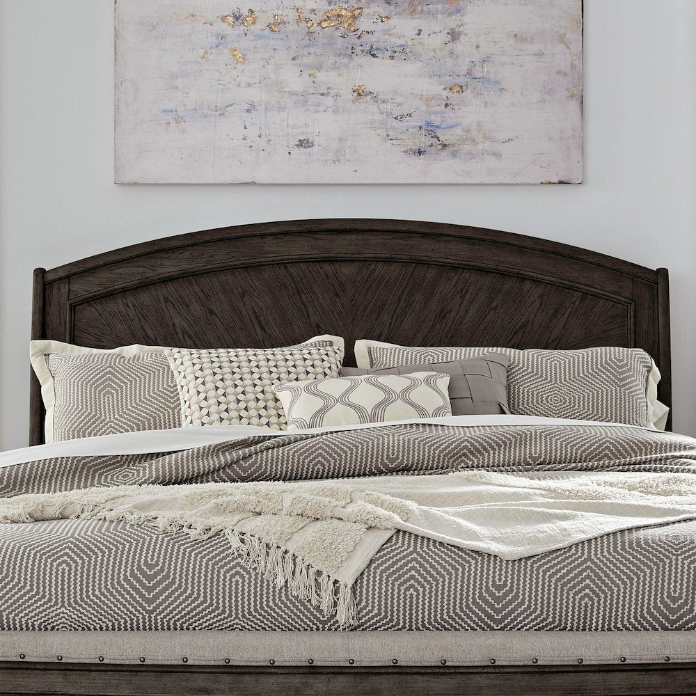 Avalon Queen Panel Bed Headboard - Coffee Bean