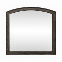 Avalon Arched Mirror - Coffee Bean Oak Wood Frame