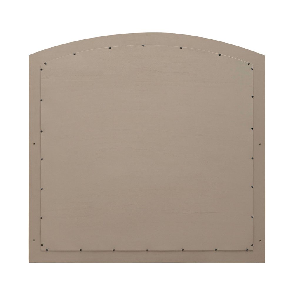Avalon Arched Mirror - Coffee Bean Oak Wood Frame