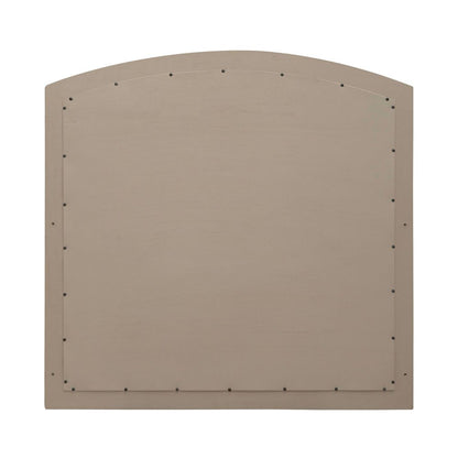 Avalon Arched Mirror - Coffee Bean Oak Wood Frame
