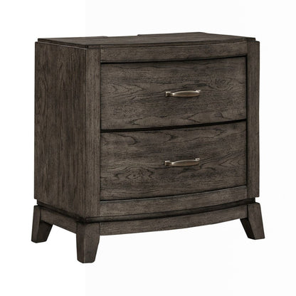 Avalon Bedroom Nightstand with AC USB Charging Station - Coffee Bean