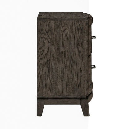 Avalon Bedroom Nightstand with AC USB Charging Station - Coffee Bean