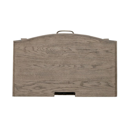 Bedroom Nightstand with Charging Station AC, USB-A, USB-C - Burnished Beige Oak