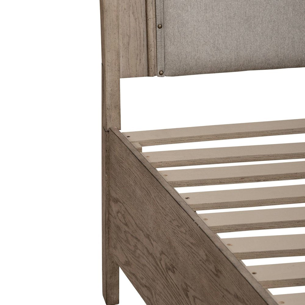 Avalon King Upholstered Storage Bed Frame with Footboard Drawer