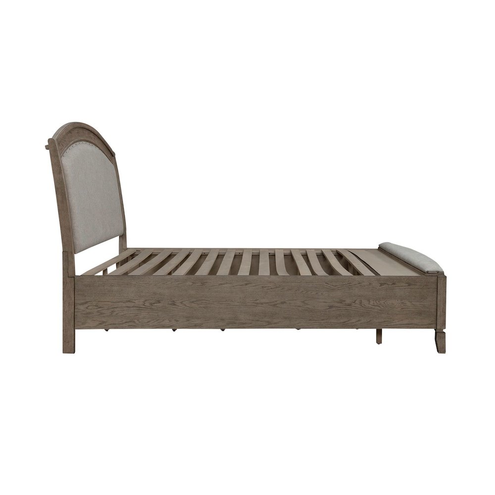 Avalon King Upholstered Storage Bed Frame with Footboard Drawer