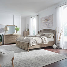 Avalon Queen Panel Storage Bed, Dresser & Mirror, Chest - Bedroom Furniture Sets