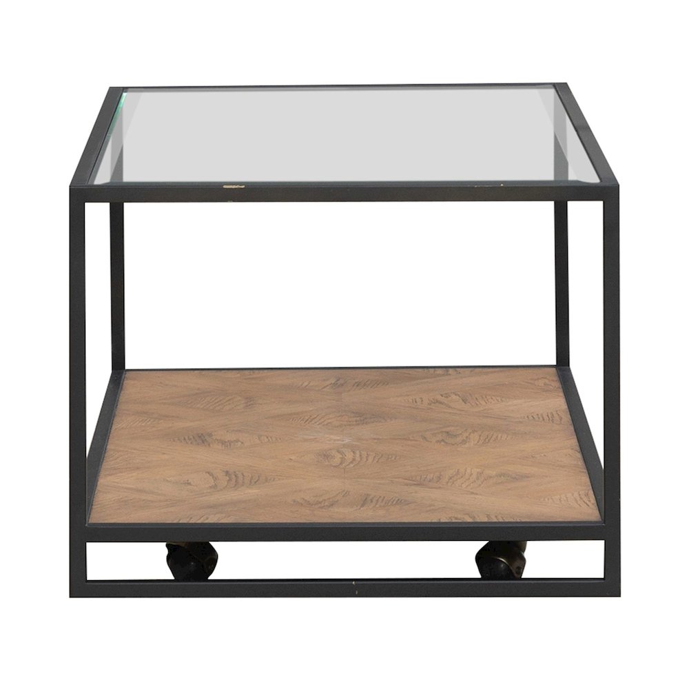 Bedford Cocktail Table for Living Room - Weathered Oak