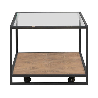 Bedford Cocktail Table for Living Room - Weathered Oak