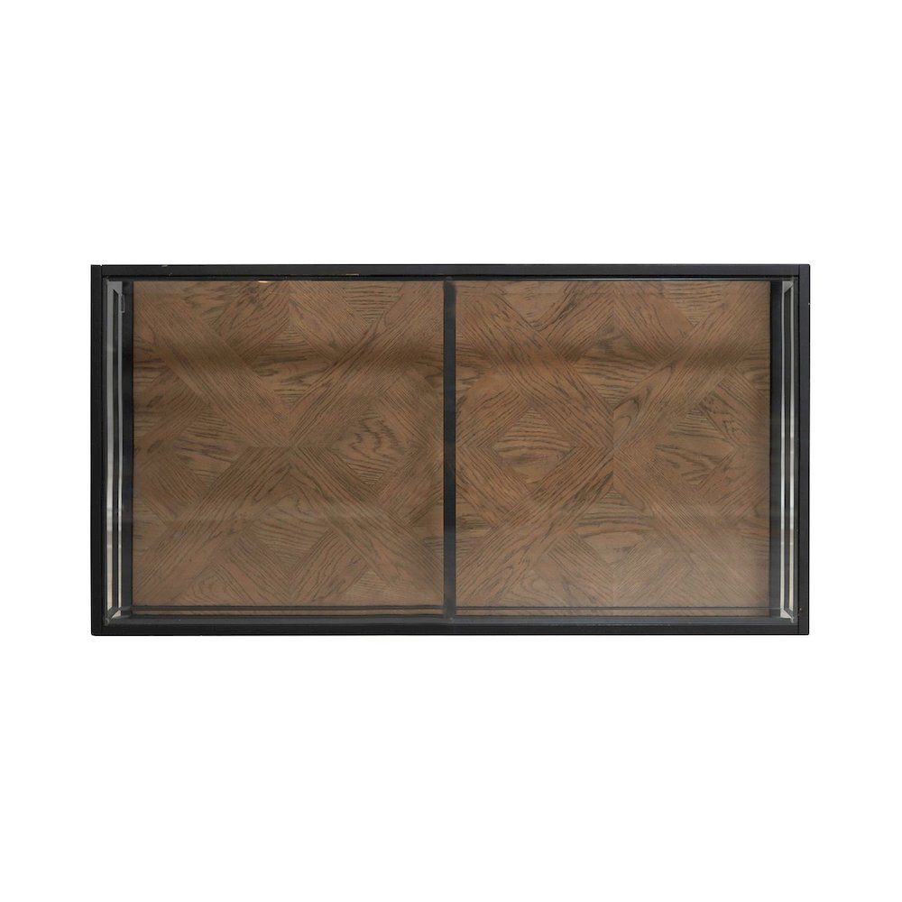 Bedford Cocktail Table for Living Room - Weathered Oak