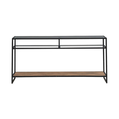 Bedford Sofa Table for Living Room - Weathered Oak