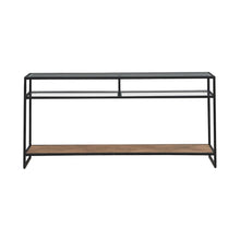 Bedford Sofa Table for Living Room - Weathered Oak